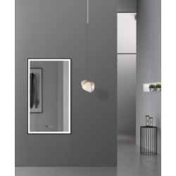 Καθρέπτης LED με Κορνίζα Αλουμινίου 50x80εκ. OPPTICLE SR-09.25.241.08.45